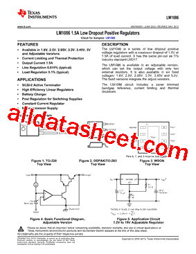 LM1086CSX-3.3/NOPB型号图片