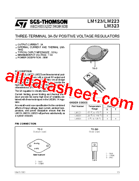 LM123K/883型号图片