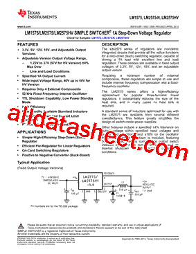 LM2575S-ADJ/NOPB型号图片