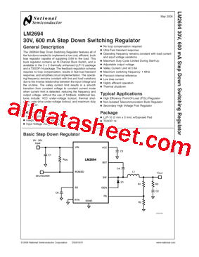 LM2694SD/NOPB型号图片