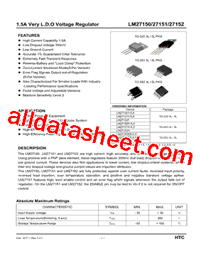 LM27151T-1.5型号图片