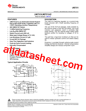 LM27313XQMFX型号图片