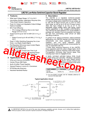 LM2750-ADJ型号图片