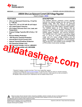 LM2936MP-3.3/NOPB型号图片