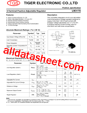 LM317S@NOPB型号图片