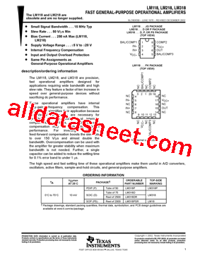 LM318D型号图片