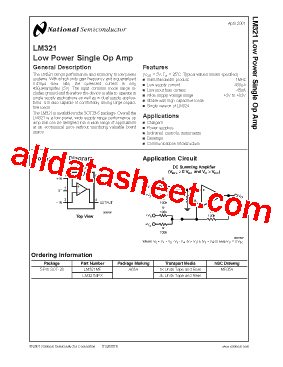 LM321MFX/NOPB型号图片