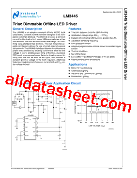 LM3445MM/NOPB型号图片