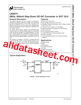 LM3674MFX-ADJ型号图片