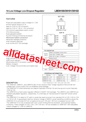 LM39101-1.8型号图片