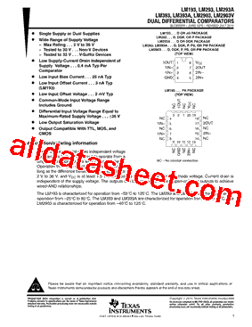 LM393ADR型号图片