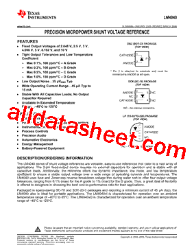 LM4040C30IDCKT型号图片