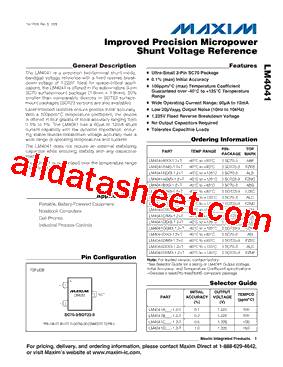 LM4041AEM3-1.2-T型号图片