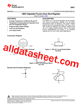 LM431ACM/NOPB型号图片