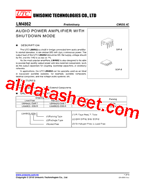 LM4862L-S08-R型号图片