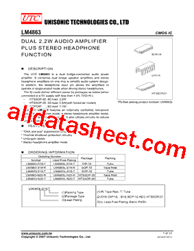 LM4863-N20-T型号图片