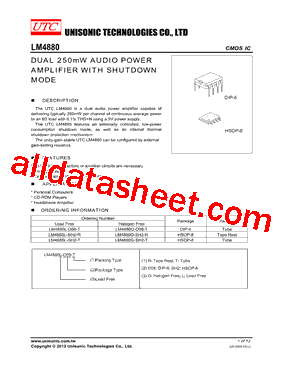 LM4880L-SH2-R型号图片
