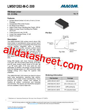 LM501202-M-C-300-R型号图片