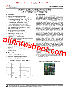 LM53601AQDSXRQ1型号图片