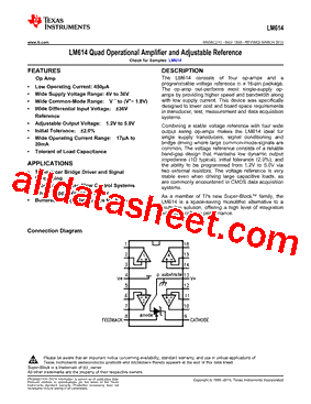 LM614IWMXNOPB型号图片