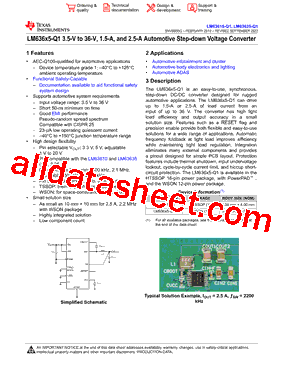 LM63625-Q1型号图片