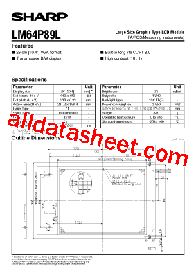 LM64P89L型号图片