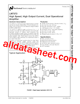 LM7372IMA/NOPB型号图片