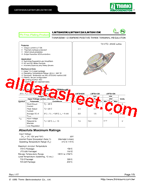 LM78H05K型号图片