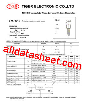 LM78L15ACM/NOPB型号图片