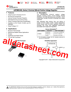 LM78M05-MIL型号图片