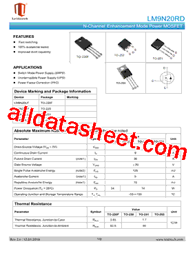 LM9N20LD型号图片