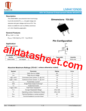 LMAK10N06型号图片