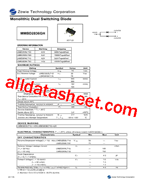 LMBD2836LT3G型号图片