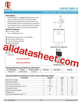 LMFB108N10型号图片