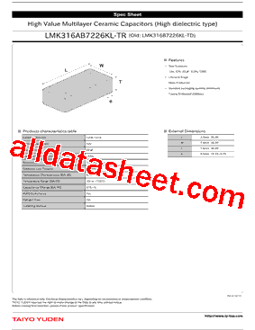 LMK316AB7226KL-TR型号图片