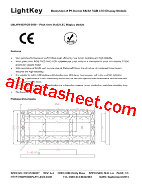 LML4P6432RGB-0505型号图片