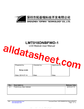 LMT018DNBFWD-1型号图片