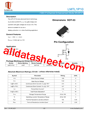 LMTL1P10型号图片