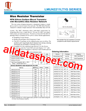 LMUN2233LT1G型号图片