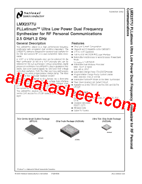 LMX2377USLEX型号图片