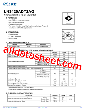 LN3420ADT2AG型号图片