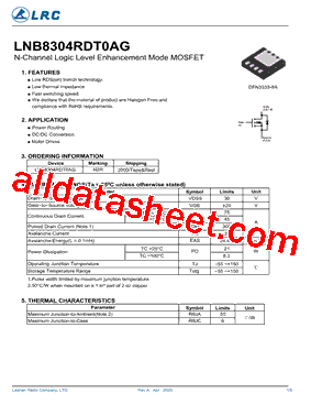 LNB8304RDT0AG型号图片