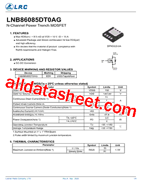 LNB86085DT0AG型号图片