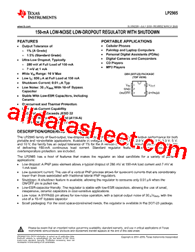 LP2985-29DBVT型号图片
