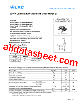 LP3415ELT1G_15型号图片