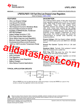 LP3872ES-3.3/NOPB型号图片