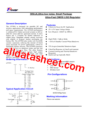 LP3984-15B5F型号图片