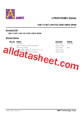 LP62S1024BM-55LLIF型号图片