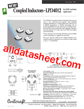 LPD4012-821NL型号图片