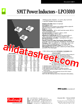 LPO3010-223MLC型号图片